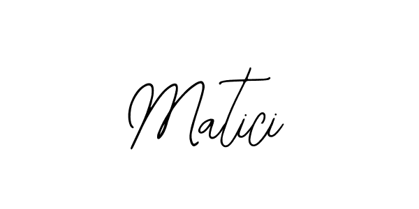 Matici stylish signature style. Best Handwritten Sign (Bearetta-2O07w) for my name. Handwritten Signature Collection Ideas for my name Matici. Matici signature style 12 images and pictures png