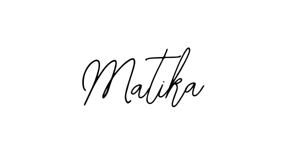 Design your own signature with our free online signature maker. With this signature software, you can create a handwritten (Bearetta-2O07w) signature for name Matika. Matika signature style 12 images and pictures png