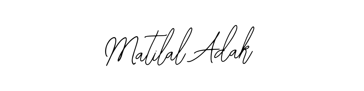 You can use this online signature creator to create a handwritten signature for the name Matilal Adak. This is the best online autograph maker. Matilal Adak signature style 12 images and pictures png