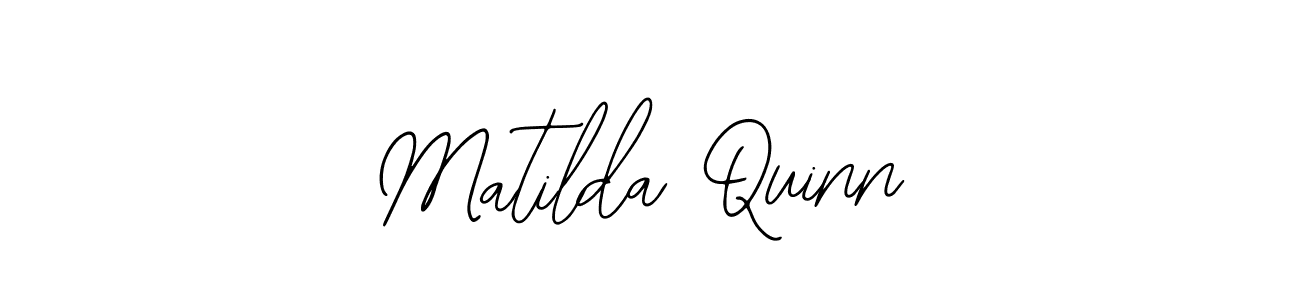 How to make Matilda Quinn name signature. Use Bearetta-2O07w style for creating short signs online. This is the latest handwritten sign. Matilda Quinn signature style 12 images and pictures png