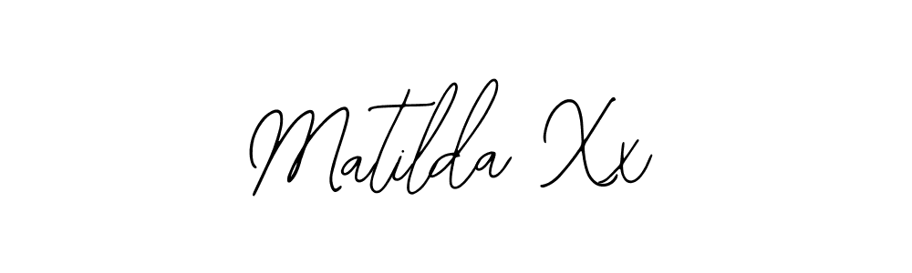 Design your own signature with our free online signature maker. With this signature software, you can create a handwritten (Bearetta-2O07w) signature for name Matilda Xx. Matilda Xx signature style 12 images and pictures png