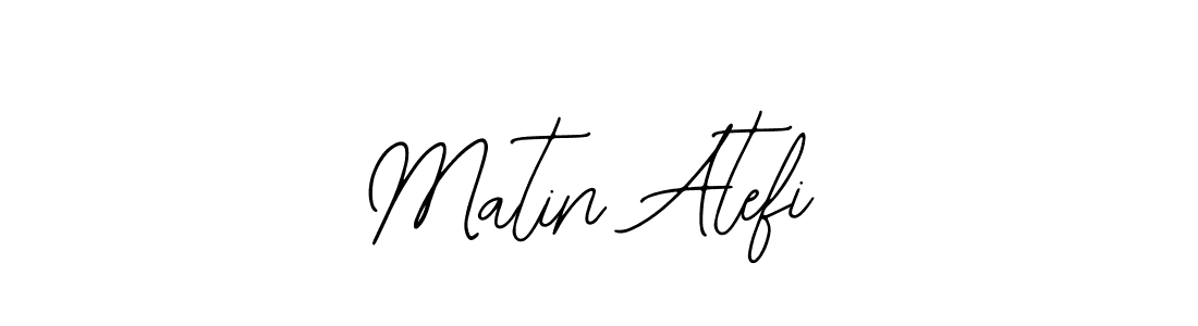 How to make Matin Atefi name signature. Use Bearetta-2O07w style for creating short signs online. This is the latest handwritten sign. Matin Atefi signature style 12 images and pictures png