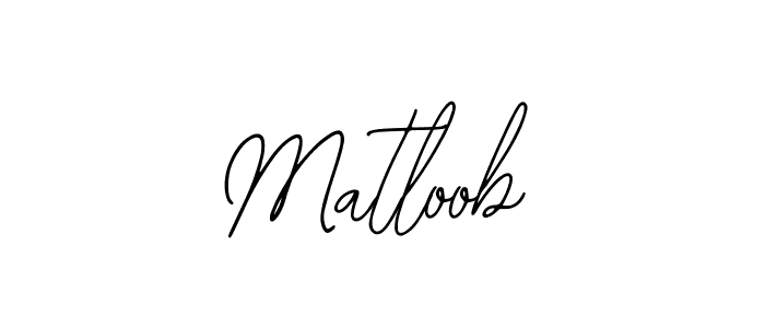 The best way (Bearetta-2O07w) to make a short signature is to pick only two or three words in your name. The name Matloob include a total of six letters. For converting this name. Matloob signature style 12 images and pictures png