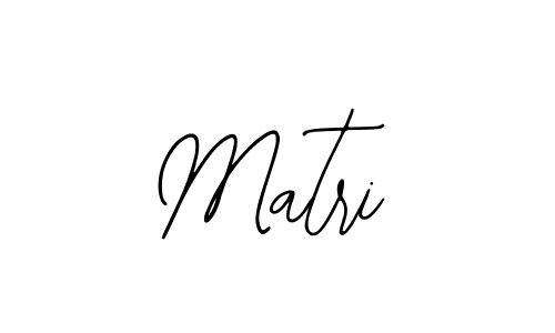 How to make Matri signature? Bearetta-2O07w is a professional autograph style. Create handwritten signature for Matri name. Matri signature style 12 images and pictures png
