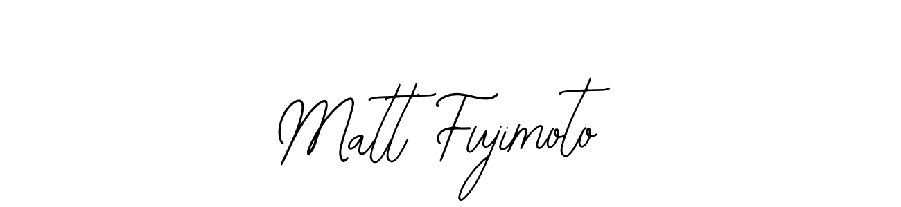 Design your own signature with our free online signature maker. With this signature software, you can create a handwritten (Bearetta-2O07w) signature for name Matt Fujimoto. Matt Fujimoto signature style 12 images and pictures png