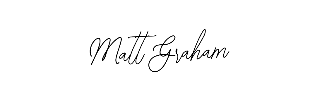 How to make Matt Graham name signature. Use Bearetta-2O07w style for creating short signs online. This is the latest handwritten sign. Matt Graham signature style 12 images and pictures png