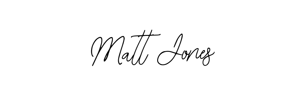 The best way (Bearetta-2O07w) to make a short signature is to pick only two or three words in your name. The name Matt Jones include a total of six letters. For converting this name. Matt Jones signature style 12 images and pictures png