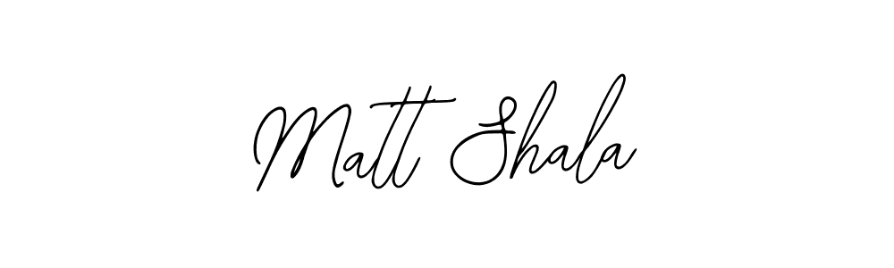 Similarly Bearetta-2O07w is the best handwritten signature design. Signature creator online .You can use it as an online autograph creator for name Matt Shala. Matt Shala signature style 12 images and pictures png