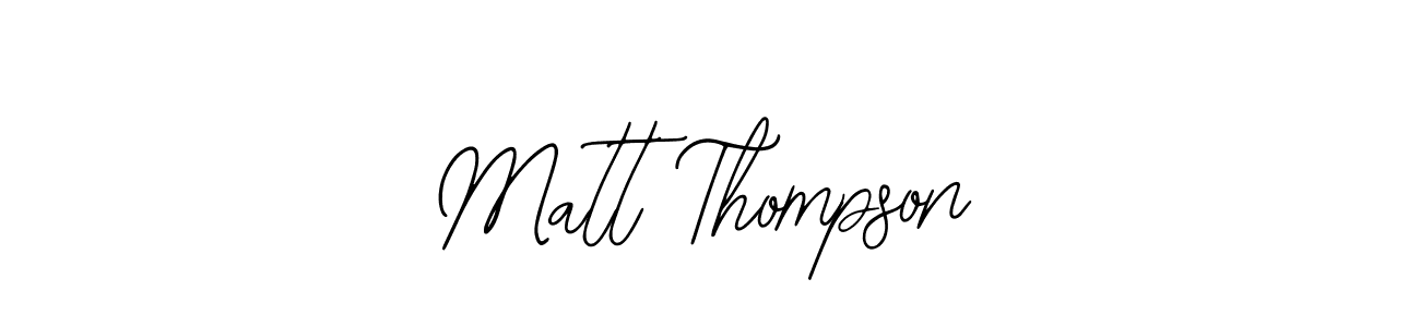 Matt Thompson stylish signature style. Best Handwritten Sign (Bearetta-2O07w) for my name. Handwritten Signature Collection Ideas for my name Matt Thompson. Matt Thompson signature style 12 images and pictures png