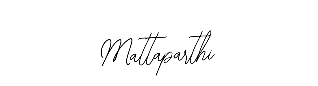 Mattaparthi stylish signature style. Best Handwritten Sign (Bearetta-2O07w) for my name. Handwritten Signature Collection Ideas for my name Mattaparthi. Mattaparthi signature style 12 images and pictures png