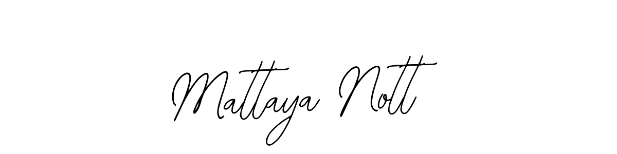 Make a beautiful signature design for name Mattaya Nott. With this signature (Bearetta-2O07w) style, you can create a handwritten signature for free. Mattaya Nott signature style 12 images and pictures png