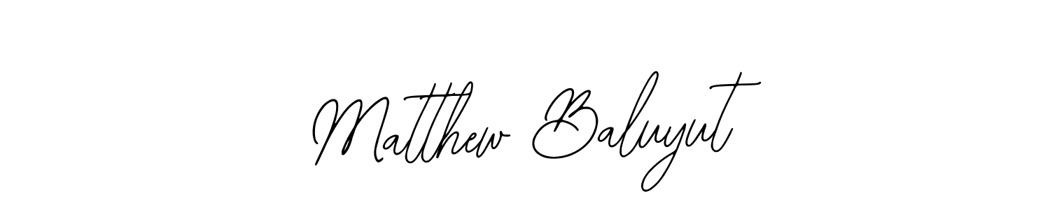 Also we have Matthew Baluyut name is the best signature style. Create professional handwritten signature collection using Bearetta-2O07w autograph style. Matthew Baluyut signature style 12 images and pictures png