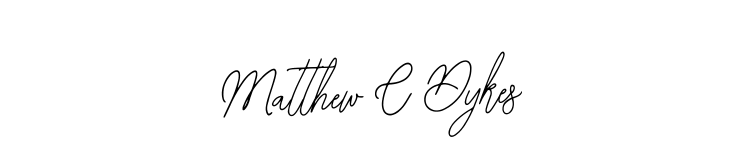 Make a beautiful signature design for name Matthew C Dykes. Use this online signature maker to create a handwritten signature for free. Matthew C Dykes signature style 12 images and pictures png