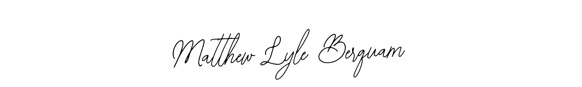 Make a short Matthew Lyle Berquam signature style. Manage your documents anywhere anytime using Bearetta-2O07w. Create and add eSignatures, submit forms, share and send files easily. Matthew Lyle Berquam signature style 12 images and pictures png
