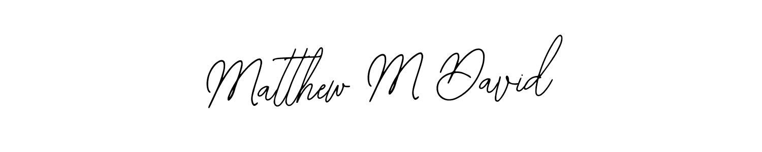 How to make Matthew M David signature? Bearetta-2O07w is a professional autograph style. Create handwritten signature for Matthew M David name. Matthew M David signature style 12 images and pictures png