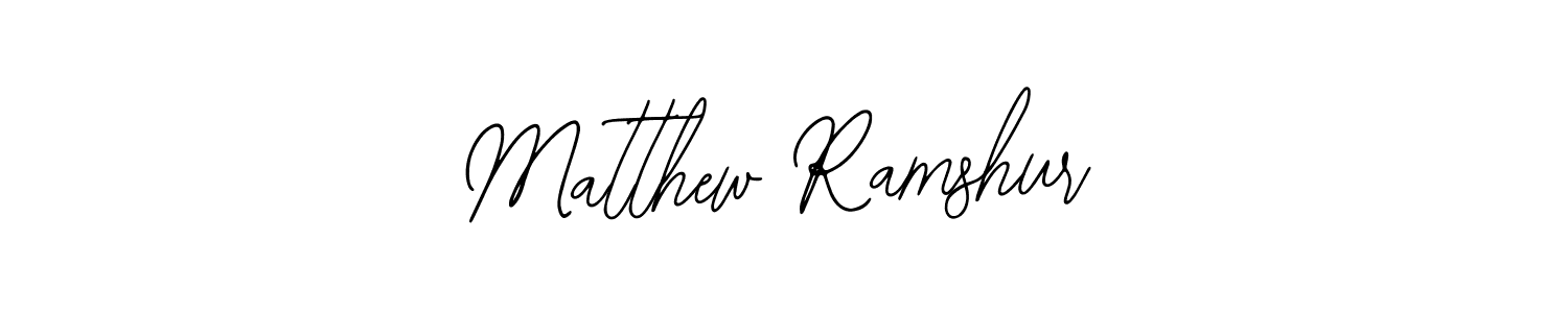 Use a signature maker to create a handwritten signature online. With this signature software, you can design (Bearetta-2O07w) your own signature for name Matthew Ramshur. Matthew Ramshur signature style 12 images and pictures png