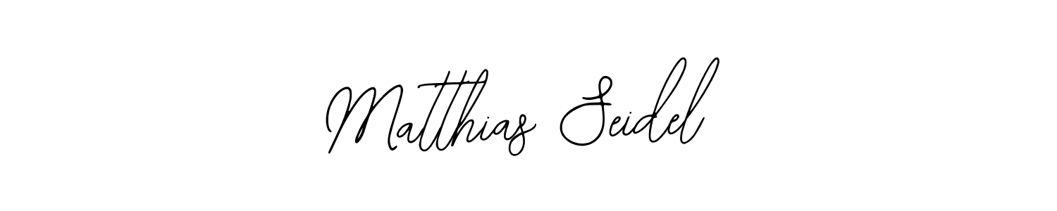 How to make Matthias Seidel name signature. Use Bearetta-2O07w style for creating short signs online. This is the latest handwritten sign. Matthias Seidel signature style 12 images and pictures png