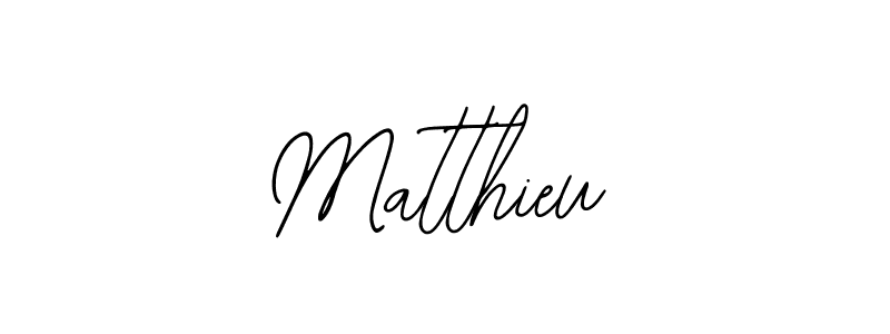 Design your own signature with our free online signature maker. With this signature software, you can create a handwritten (Bearetta-2O07w) signature for name Matthieu. Matthieu signature style 12 images and pictures png