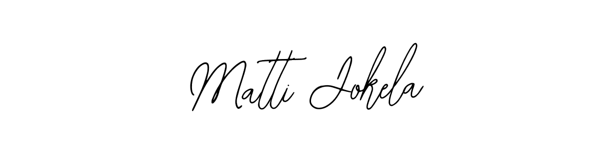 Use a signature maker to create a handwritten signature online. With this signature software, you can design (Bearetta-2O07w) your own signature for name Matti Jokela. Matti Jokela signature style 12 images and pictures png