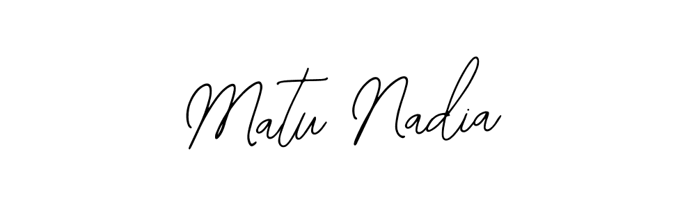 Also You can easily find your signature by using the search form. We will create Matu Nadia name handwritten signature images for you free of cost using Bearetta-2O07w sign style. Matu Nadia signature style 12 images and pictures png