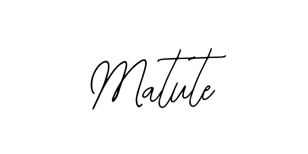 How to make Matute name signature. Use Bearetta-2O07w style for creating short signs online. This is the latest handwritten sign. Matute signature style 12 images and pictures png