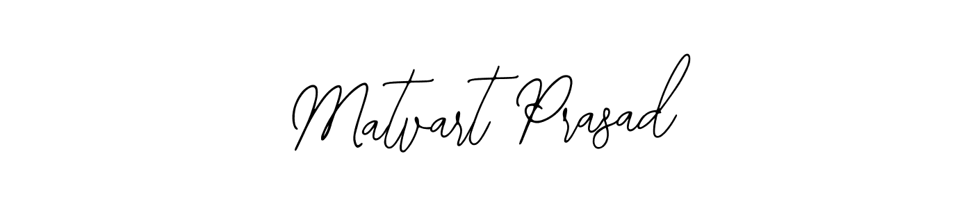 The best way (Bearetta-2O07w) to make a short signature is to pick only two or three words in your name. The name Matvart Prasad include a total of six letters. For converting this name. Matvart Prasad signature style 12 images and pictures png