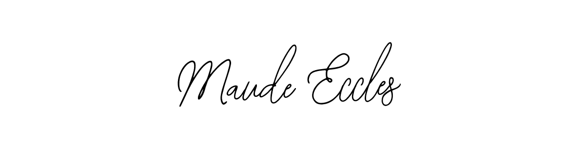 Design your own signature with our free online signature maker. With this signature software, you can create a handwritten (Bearetta-2O07w) signature for name Maude Eccles. Maude Eccles signature style 12 images and pictures png