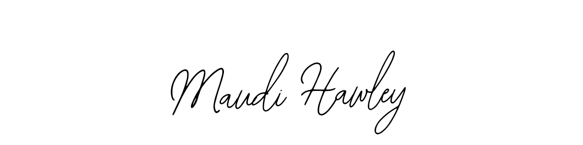 Make a beautiful signature design for name Maudi Hawley. Use this online signature maker to create a handwritten signature for free. Maudi Hawley signature style 12 images and pictures png