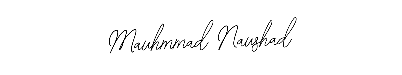 Design your own signature with our free online signature maker. With this signature software, you can create a handwritten (Bearetta-2O07w) signature for name Mauhmmad Naushad. Mauhmmad Naushad signature style 12 images and pictures png