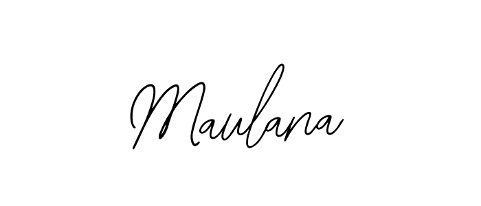 Design your own signature with our free online signature maker. With this signature software, you can create a handwritten (Bearetta-2O07w) signature for name Maulana. Maulana signature style 12 images and pictures png