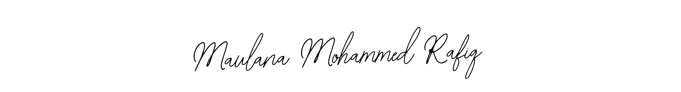 Create a beautiful signature design for name Maulana Mohammed Rafiq. With this signature (Bearetta-2O07w) fonts, you can make a handwritten signature for free. Maulana Mohammed Rafiq signature style 12 images and pictures png