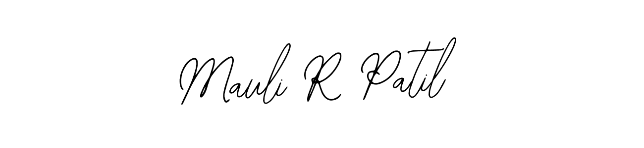 Similarly Bearetta-2O07w is the best handwritten signature design. Signature creator online .You can use it as an online autograph creator for name Mauli R Patil. Mauli R Patil signature style 12 images and pictures png