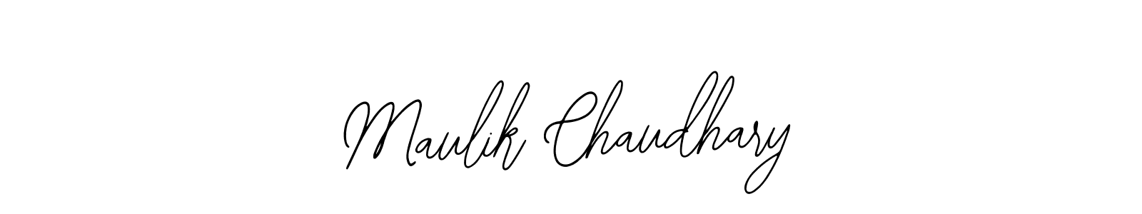 How to Draw Maulik Chaudhary signature style? Bearetta-2O07w is a latest design signature styles for name Maulik Chaudhary. Maulik Chaudhary signature style 12 images and pictures png