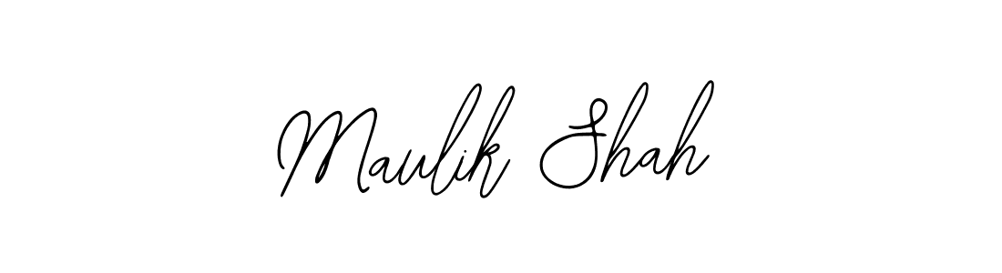 You should practise on your own different ways (Bearetta-2O07w) to write your name (Maulik Shah) in signature. don't let someone else do it for you. Maulik Shah signature style 12 images and pictures png