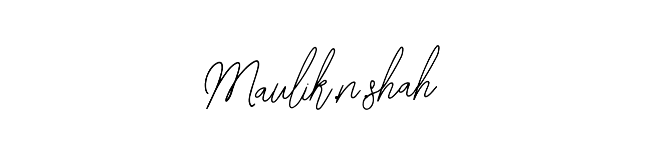 Make a beautiful signature design for name Maulik.n.shah. Use this online signature maker to create a handwritten signature for free. Maulik.n.shah signature style 12 images and pictures png