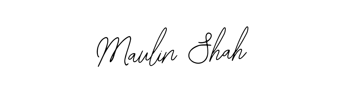 Similarly Bearetta-2O07w is the best handwritten signature design. Signature creator online .You can use it as an online autograph creator for name Maulin Shah. Maulin Shah signature style 12 images and pictures png