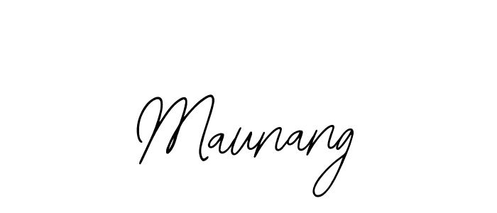 if you are searching for the best signature style for your name Maunang. so please give up your signature search. here we have designed multiple signature styles  using Bearetta-2O07w. Maunang signature style 12 images and pictures png