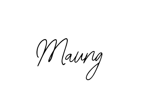 Make a beautiful signature design for name Maung. With this signature (Bearetta-2O07w) style, you can create a handwritten signature for free. Maung signature style 12 images and pictures png