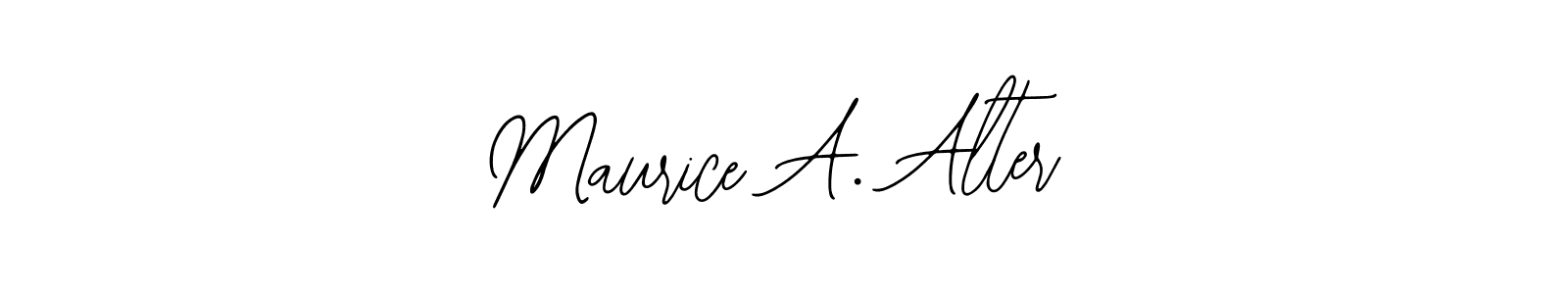 This is the best signature style for the Maurice A. Alter name. Also you like these signature font (Bearetta-2O07w). Mix name signature. Maurice A. Alter signature style 12 images and pictures png