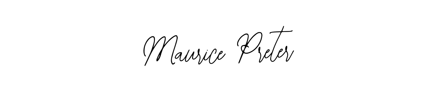 How to make Maurice Preter signature? Bearetta-2O07w is a professional autograph style. Create handwritten signature for Maurice Preter name. Maurice Preter signature style 12 images and pictures png