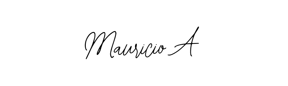 It looks lik you need a new signature style for name Mauricio A. Design unique handwritten (Bearetta-2O07w) signature with our free signature maker in just a few clicks. Mauricio A signature style 12 images and pictures png
