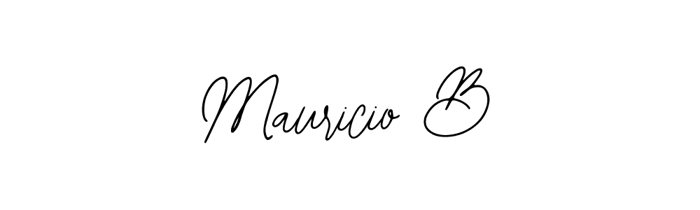 Make a beautiful signature design for name Mauricio B. With this signature (Bearetta-2O07w) style, you can create a handwritten signature for free. Mauricio B signature style 12 images and pictures png