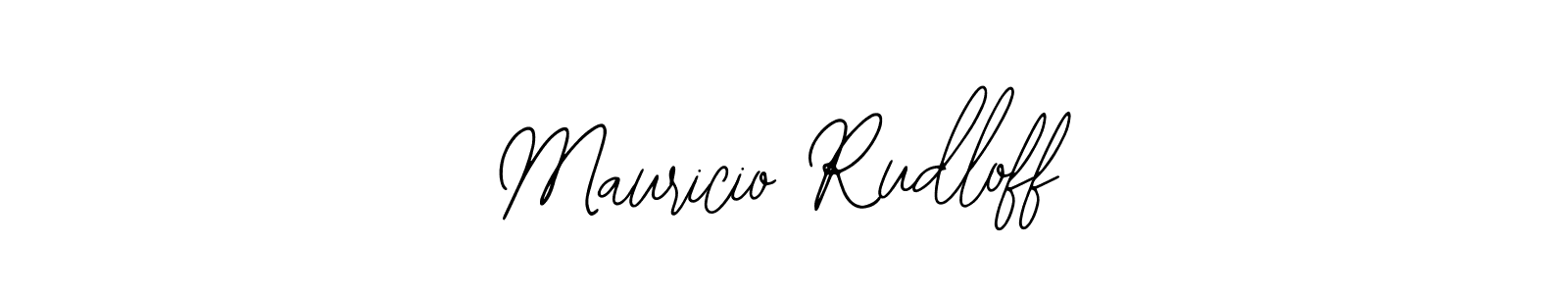 How to make Mauricio Rudloff name signature. Use Bearetta-2O07w style for creating short signs online. This is the latest handwritten sign. Mauricio Rudloff signature style 12 images and pictures png