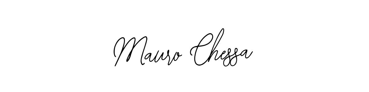 How to make Mauro Chessa name signature. Use Bearetta-2O07w style for creating short signs online. This is the latest handwritten sign. Mauro Chessa signature style 12 images and pictures png