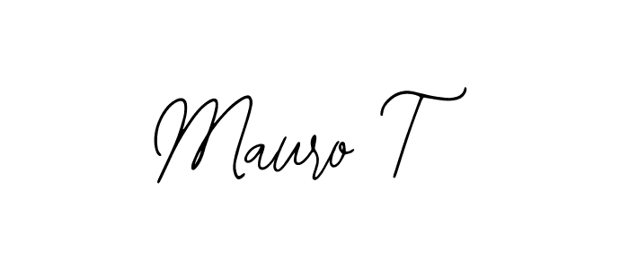 Design your own signature with our free online signature maker. With this signature software, you can create a handwritten (Bearetta-2O07w) signature for name Mauro T. Mauro T signature style 12 images and pictures png