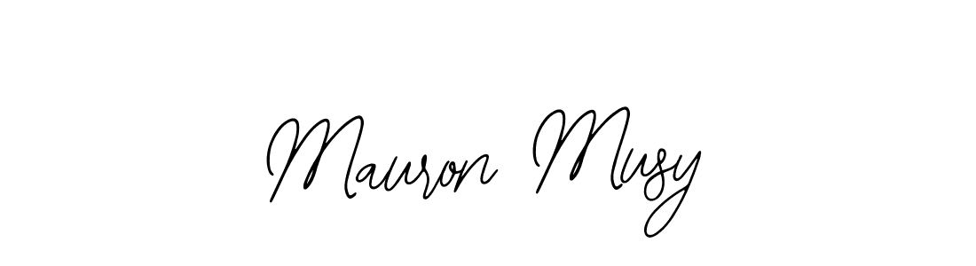 Similarly Bearetta-2O07w is the best handwritten signature design. Signature creator online .You can use it as an online autograph creator for name Mauron Musy. Mauron Musy signature style 12 images and pictures png