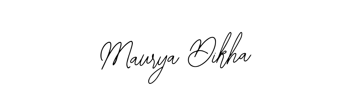 It looks lik you need a new signature style for name Maurya Dikha. Design unique handwritten (Bearetta-2O07w) signature with our free signature maker in just a few clicks. Maurya Dikha signature style 12 images and pictures png