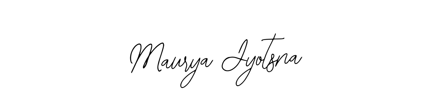 Create a beautiful signature design for name Maurya Jyotsna. With this signature (Bearetta-2O07w) fonts, you can make a handwritten signature for free. Maurya Jyotsna signature style 12 images and pictures png