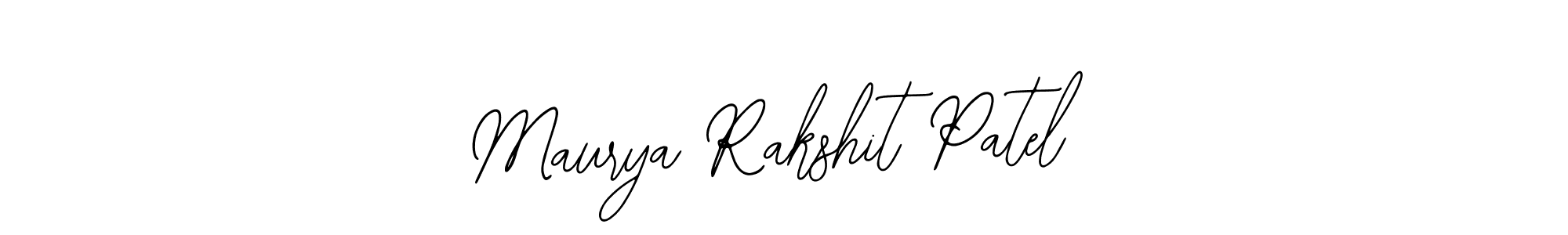 This is the best signature style for the Maurya Rakshit Patel name. Also you like these signature font (Bearetta-2O07w). Mix name signature. Maurya Rakshit Patel signature style 12 images and pictures png