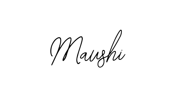 Design your own signature with our free online signature maker. With this signature software, you can create a handwritten (Bearetta-2O07w) signature for name Maushi. Maushi signature style 12 images and pictures png